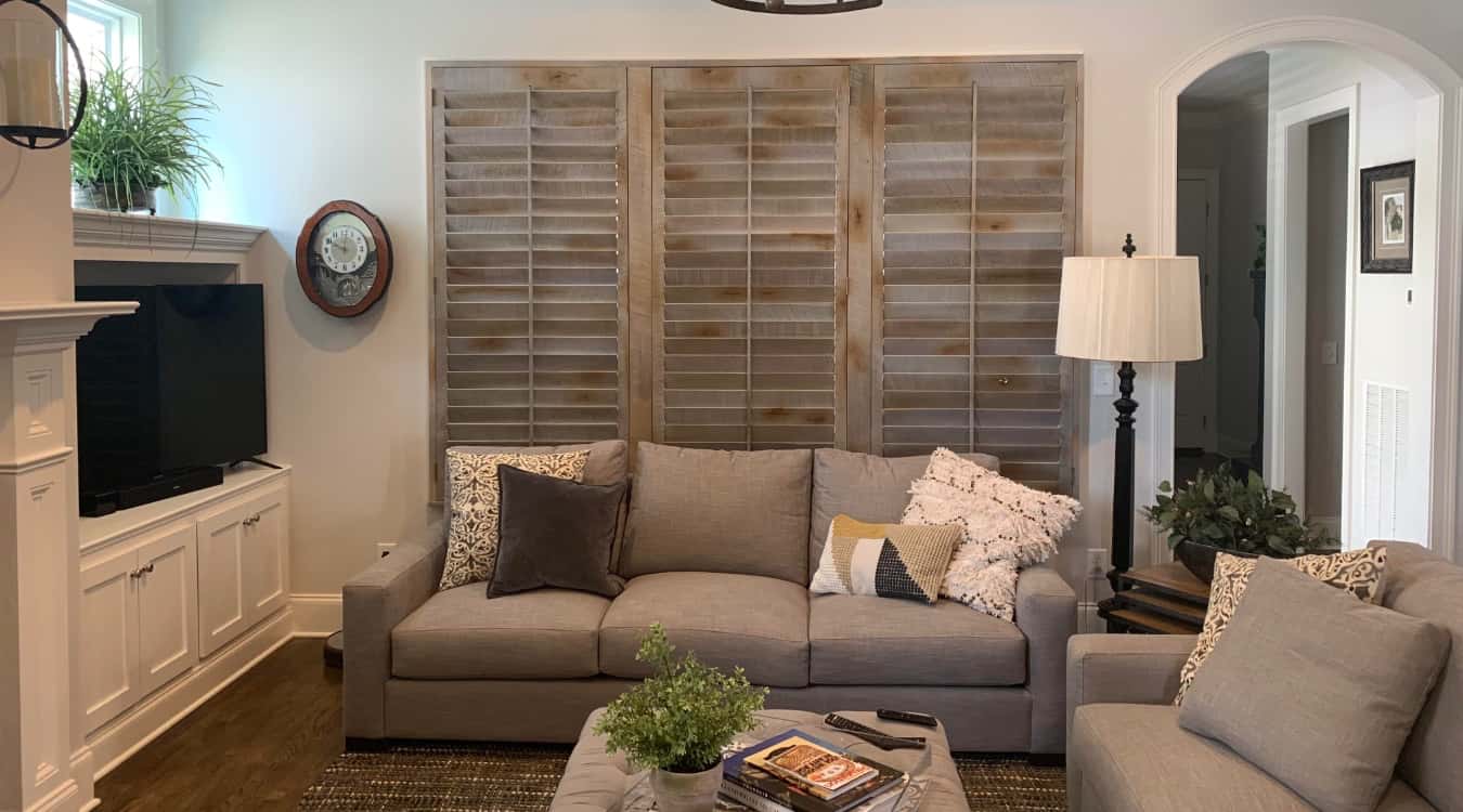 Reclaimed wood shutters in Fort Lauderdale