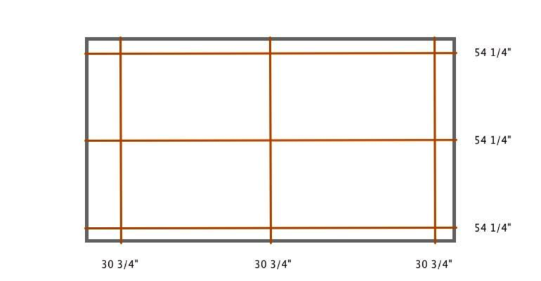 Fort Lauderdale plantation shutter measurement diagram